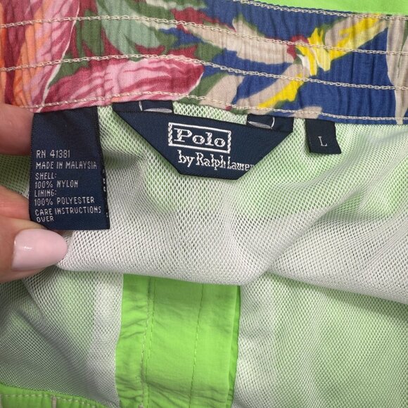 NWT Polo Ralph Lauren Men's Swim Trunks Beach Surf Casual Board Shorts Size L - Picture 4 of 5
